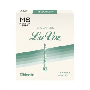 D'Addario Woodwinds La Voz RCC10MS Sib Klarnet Kamışı Medium Soft