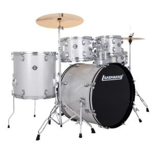Ludwig Accent Fuse Silver Sparkle Akustik Davul Seti