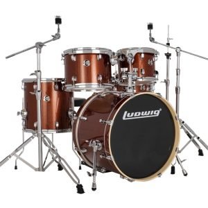 Ludwig Element Evolution LE520024 5 PC 20" Copper Sparkle Davul Seti