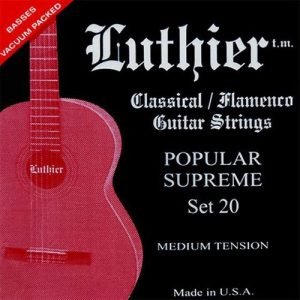 Luthier Popular Supreme Set 20 Klasik Gitar Teli