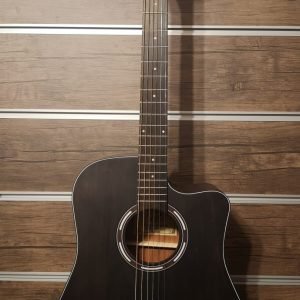 Puka PK810BK Cutaway Akustik Gitar + Kılıf + Askı + Pena + Tuner Hediyeli