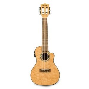 Lanikai QM-NACEC Quilted Maple Concert Preamp Elektro Ukulele
