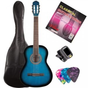 ALMİRA MG917-BLS Tam Boy Yetişkin Klasik Gitar Seti