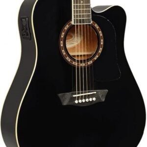 Washburn AD5CEB Apprentice 5 Serisi Siyah Elektro Akustik Gitar